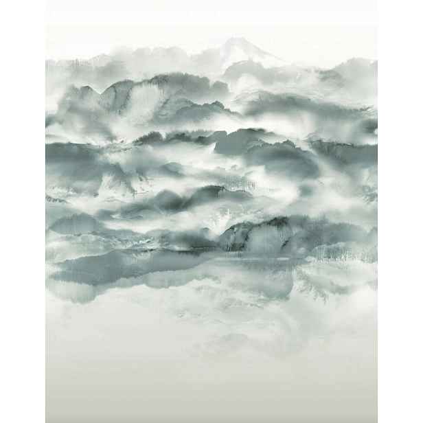 Fototapeta zelená abstrakce moderní nástěnná dekorace 212 cm x 270 cm