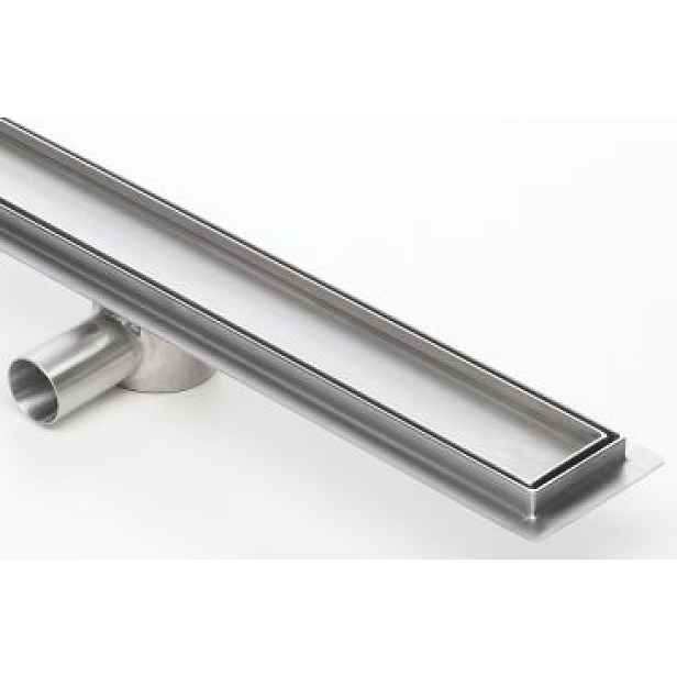 Kesmet lineární odtok 120 cm pro zabudování sifonu ocel