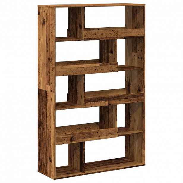 vidaXL Dělicí stěna old wood 100 x 33 x 156,5 cm kompozitní dřevo
