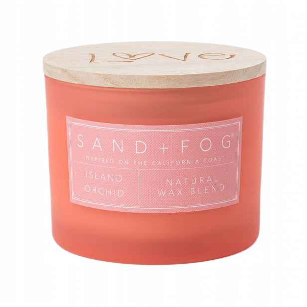 Vonná svíčka Sand Fog Island Orchid 340 g Přírodní Vosk