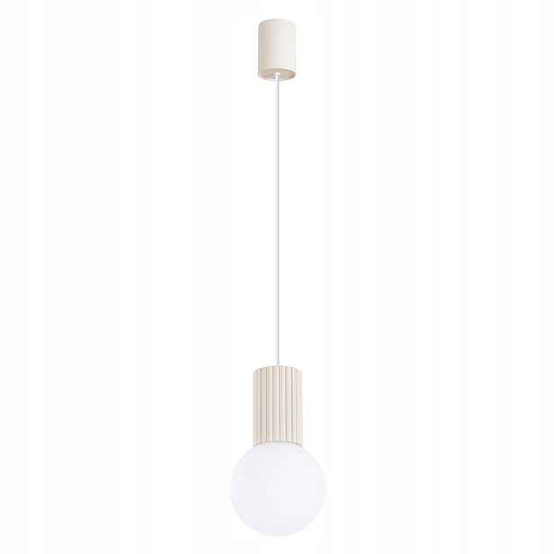 Závěsná lampa Zwis G9 kulatá béžová Moderní matná Halo Sollux
