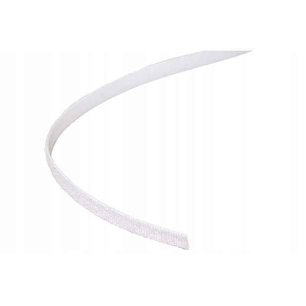 Velcro Stahovací páska 13mm, suchý zip, 25m, bílá