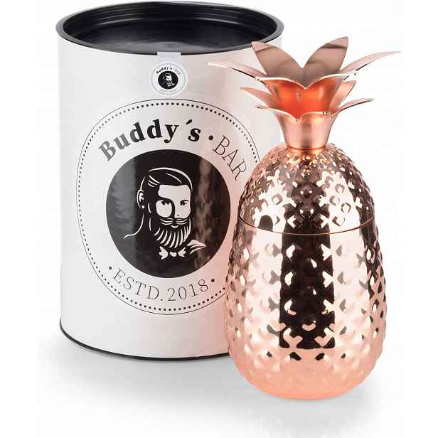 Ananasový Hrnek Na Koktejly 450 ML Nerezová Ocel Krabička
