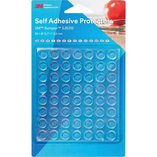 Elastické antivibrační podložky Bumpon 56 ks 12,7x3,5 mm 3M