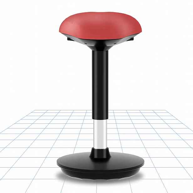 Ergonomický Barová Židle Flexispot Červený, Nastavitelný, 61 82 CM