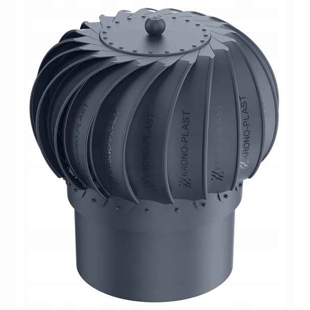 Komínová násada Otočná Pro Ventilaci 200 Antracit 7016