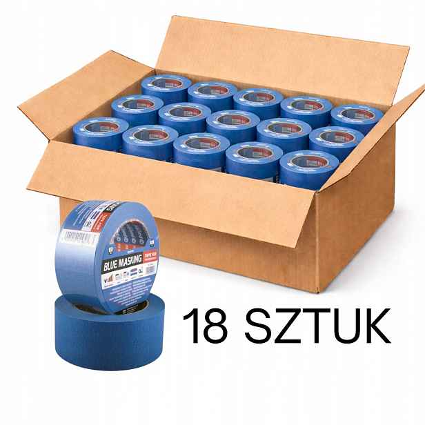 Sada 18 Kusů Malířských Pásek Blue Masking Painter BLU0583 25x50 m