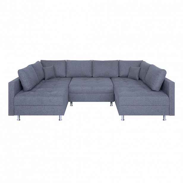 P & B SEDACÍ SOUPRAVA, textil, šedá