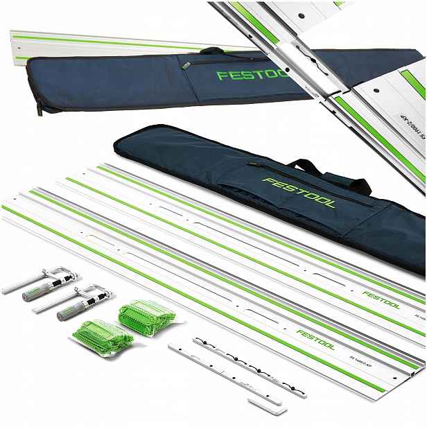 2x Vodicí lišta Festool Fs 140 CM pro zahloubení Fs 1400/2-KP-Set Set