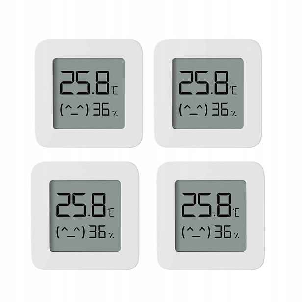 4 ks bezdrátový teploměr Xiaomi, chytrý