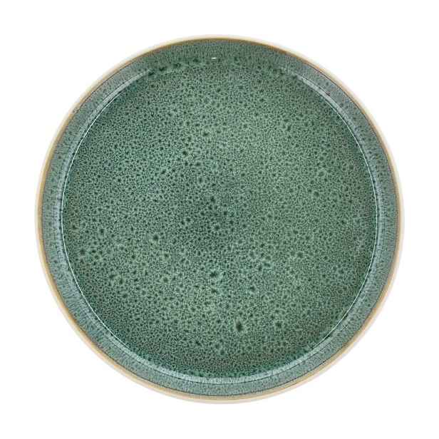 Bílý/zelený dezertní  talíř z kameniny ø 21 cm Gastro White/Green – Bitz