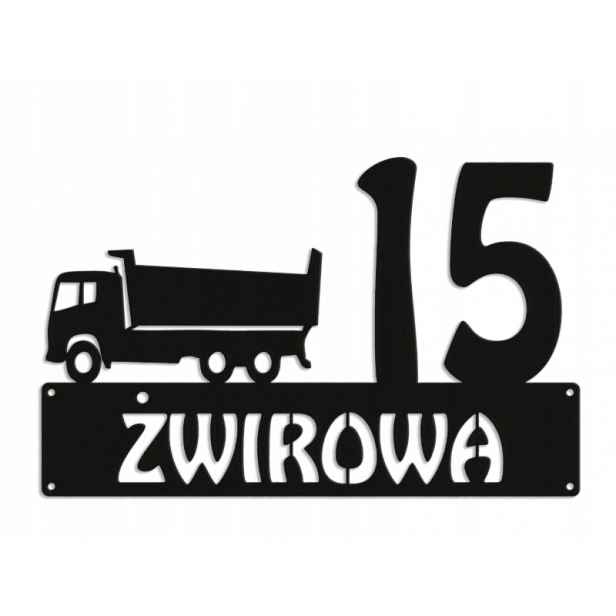 Číslo Na Dům 80 cm Tabule Adresa Ocel 2 mm Grafika 5747
