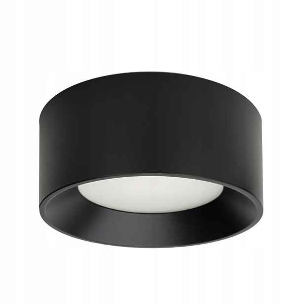 Italux Sirius Led stropní spot 28W černý kulatý IP44 2353lm