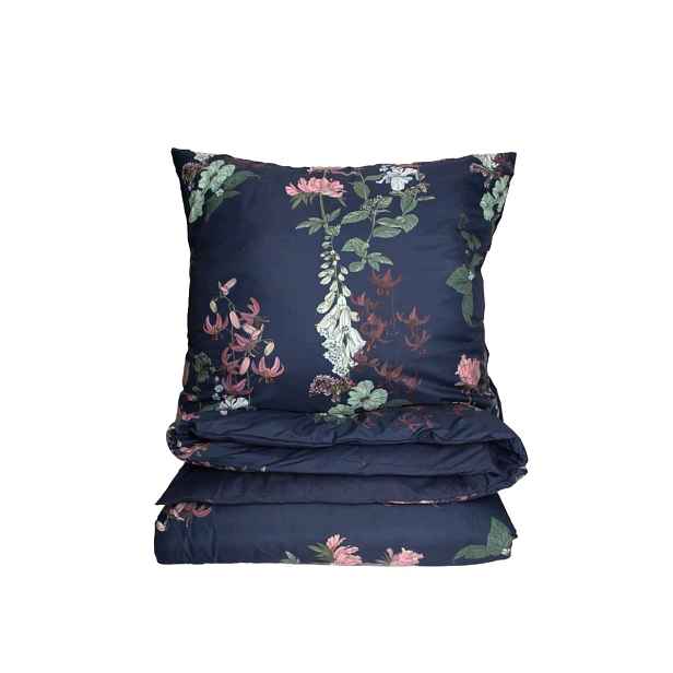 Povlečení Ec Nigella z mikrovlákna s květinovým vzorem 160x200 2x 70x80 cm Homla