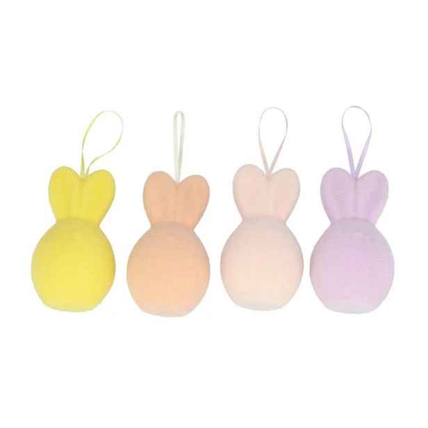 Set 4ks pastelové velikonoční vejce s oušky Egg Easter Flock - Ø 8*14 cm daan kromhout
