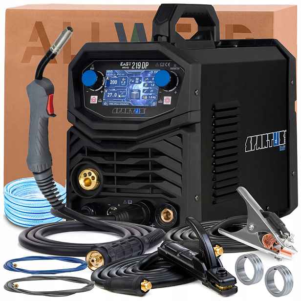 Svařovací Stroj Spartus Easy Mig 219 Dual Pulse 230V 200A Synergie Tig DC Lift Mma