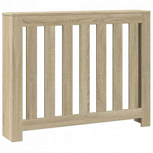 vidaXL Kryt radiátoru Dub sonoma 104 x 20 x 82 cm Kompozitní dřevo