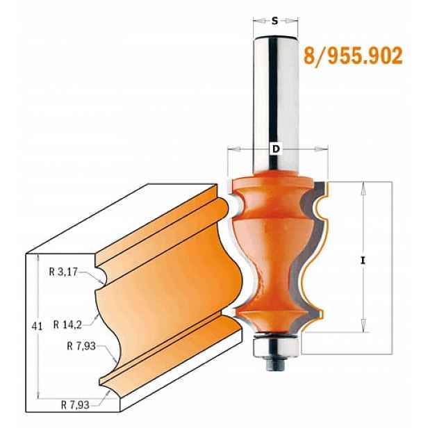 Cmt 955.902.11 Fréza Hm D=27 I=41 S=12