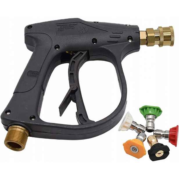 Pistole Pro Vysokotlaký Čistič 5 Trysek M22