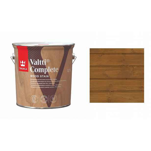 Tikkurila Valtti Complete 2,7L 237A Will O The Wisp Lakový Obal Rozpouští.
