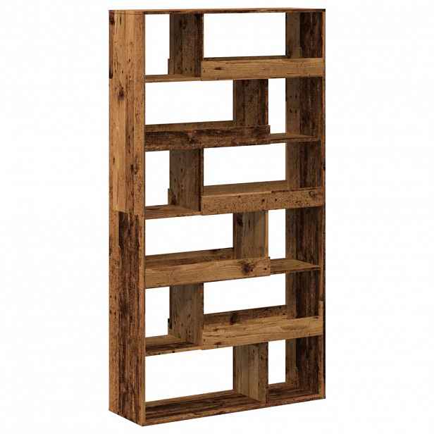 vidaXL Dělicí stěna old wood 100 x 33 x 187,5 cm kompozitní dřevo