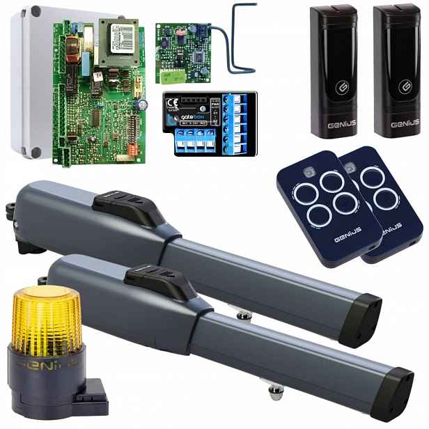 Genius SIROCCO250+ Modul WiFi Lampa+ Pilot 2ks pohon dvoukřídlé brány