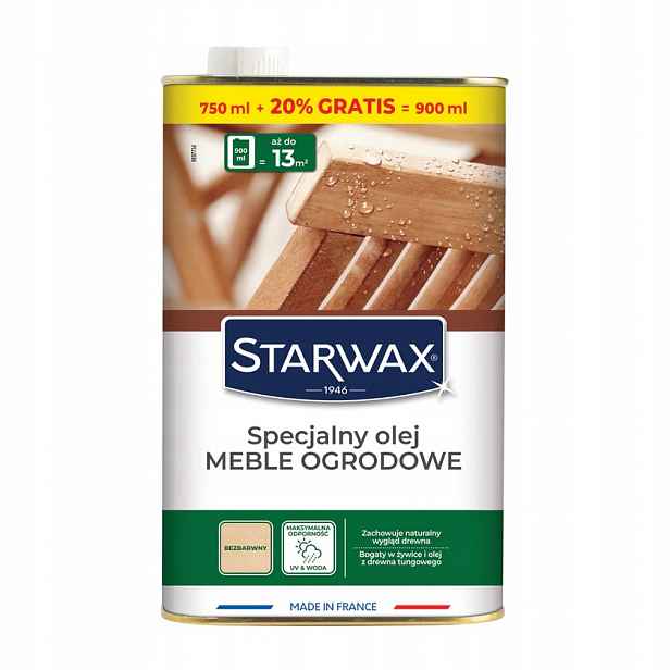 Starwax Olej S Dlouhodobou Ochranou 900 ML 43774