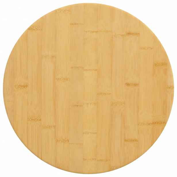 vidaXL Stolní deska Ø 50 x 4 cm bambus