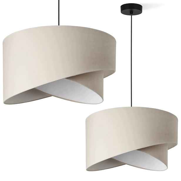 Závěsná Stropní Lampa S Kašmírovým Stínidlem, Béžová, Šikmá Do Obývacího Pokoje