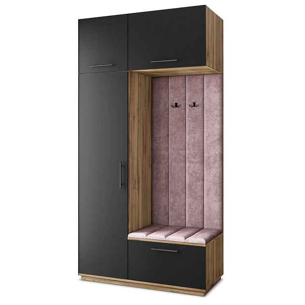 MASSENO MODERNÍ PŘEDSÍŇOVÁ SESTAVA REMA, 120/240/60 cm, dub Wotan