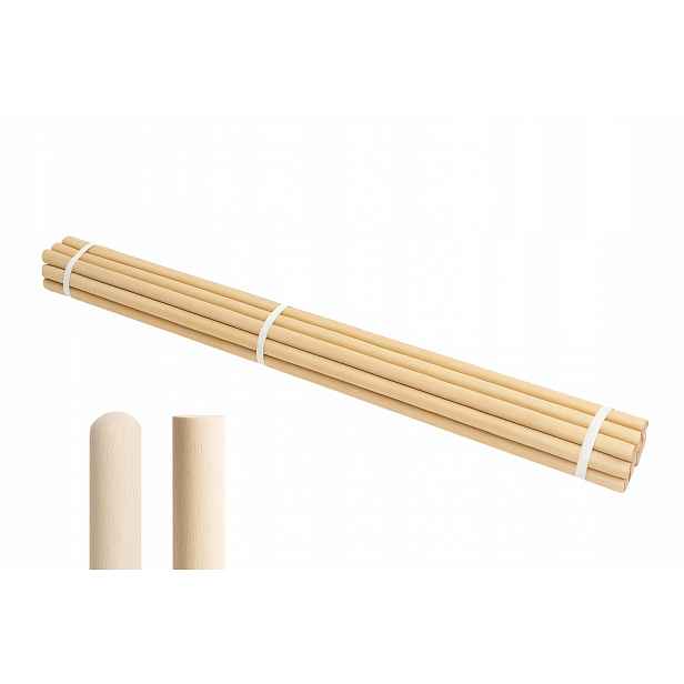 Styl Násadka Tyč na metlu Tyč vlajky rostlin 22 mm 120 cm 25 ks Fsc
