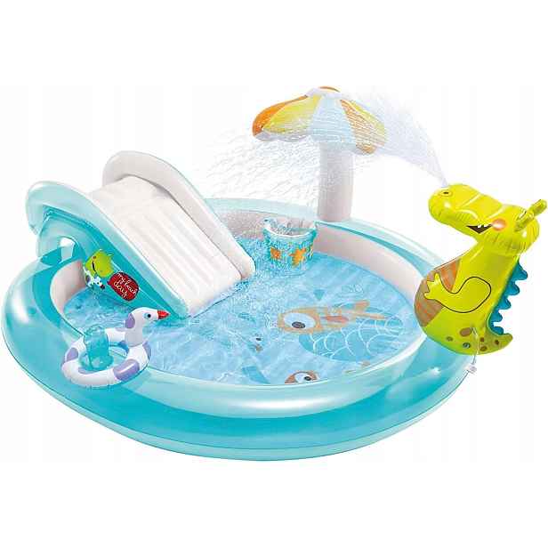 Intex Bazén Pro Děti S Dětským Hřištěm Vícebarevný 229 X 152 X 56 CM
