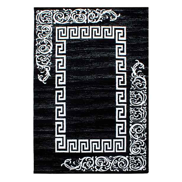 Kusový koberec Miami 6620 black, 120x170, černobílá, kancelář, Ayyildiz