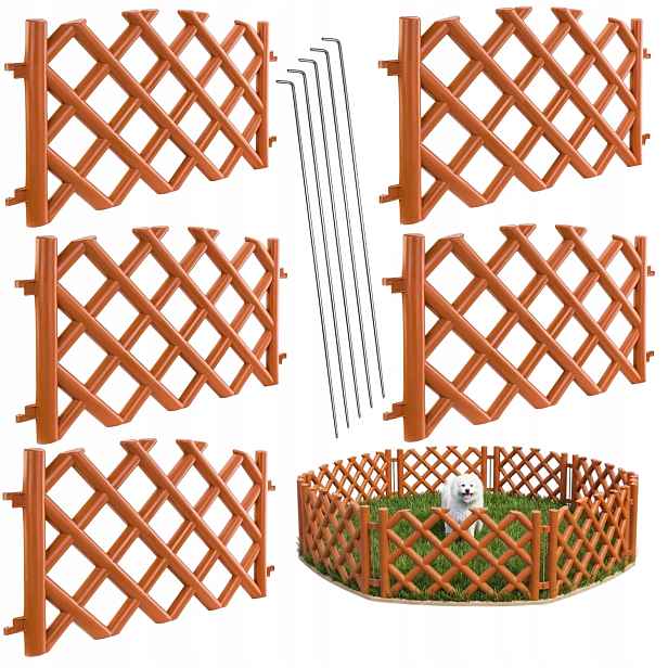Lovecký Zahradní Plot 3,5 m výška 45 cm 4 barvy Plot Palisáda Okraj