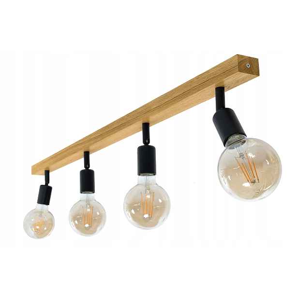 Spotová stropní Led lampa Dubová 90 cm E27 nástěnná lampa pohyblivá nástěnná lampa