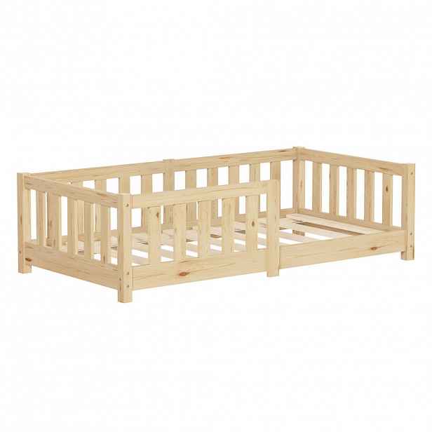 ML-DESIGN DĚTSKÁ POSTÝLKA 70x140 cm z přírodního borového dřeva