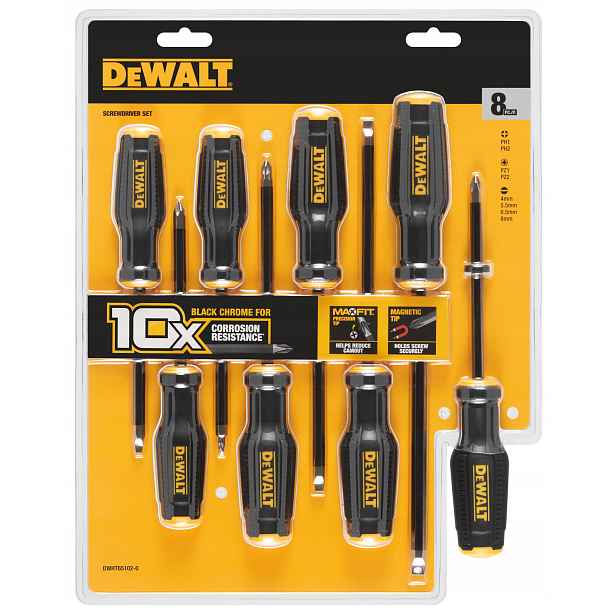 Sada 8 šroubováků Maxfit DeWalt