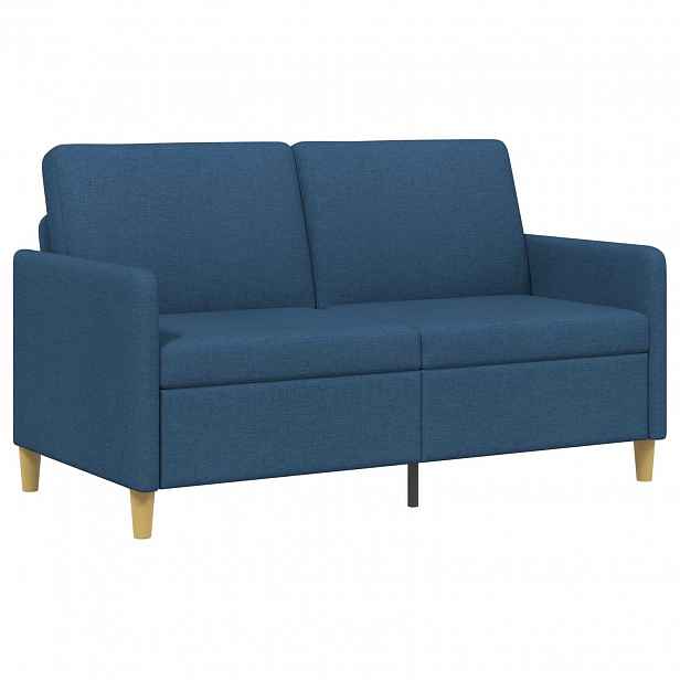 vidaXL Sofa s úložným prostorem Modrá 152 x 78 x 87 cm Polyester
