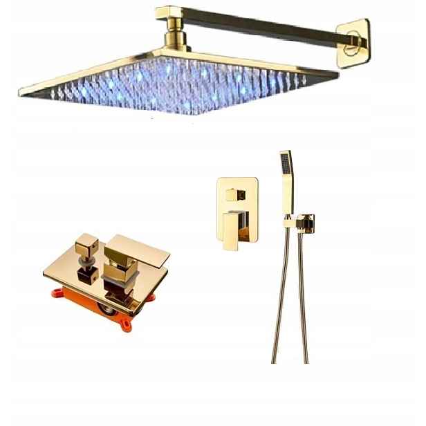 Sprchová baterie zlatá Gold 30 Led