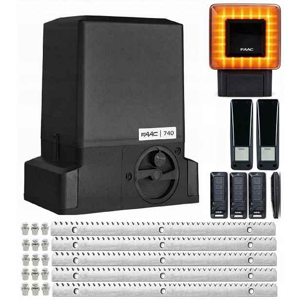Pohon pro posuvnou bránu Faac 740 Delta 2 500 kg Fds Xled