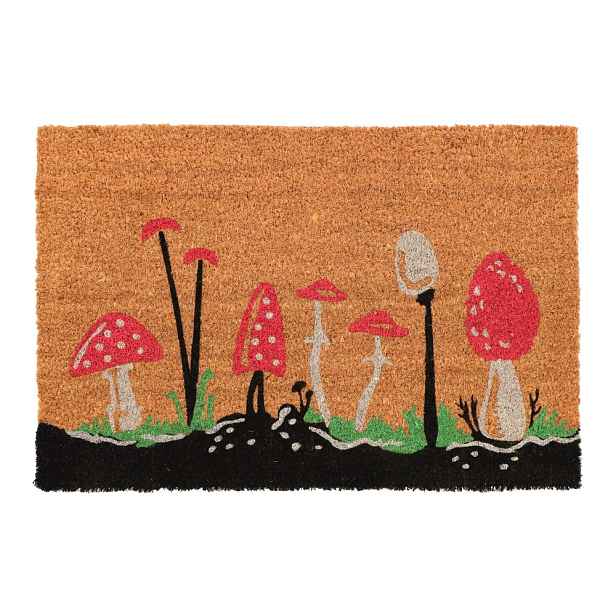 Rohožka z kokosového vlákna 40x60 cm Mushrooms – Esschert Design