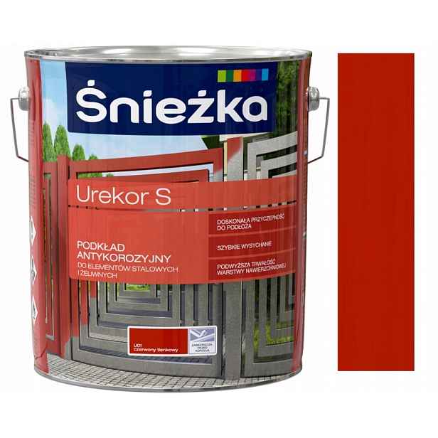 Śnieżka Urekor S Oxidovým Červeným Antikorozním Podkladem 2,5 L
