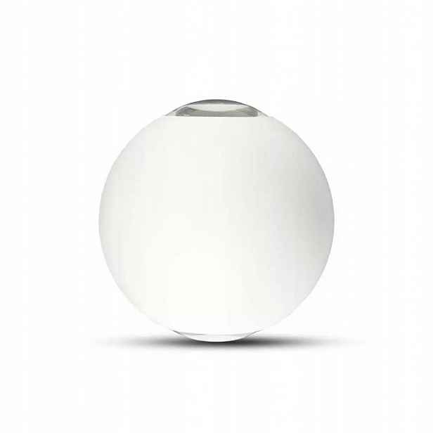 V-tac Nástěnné svítidlo 4W Led bílé kulatý IP65 VT-836 3000K 450lm