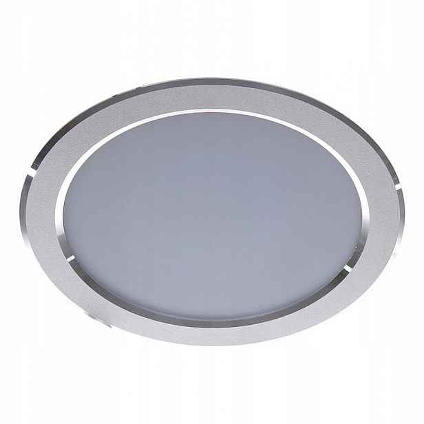 Zápustné svítidlo Kulaté Stropní Svítidlo Led Luxram Stříbrné 16W 1550lm 4000K IP20 Italux