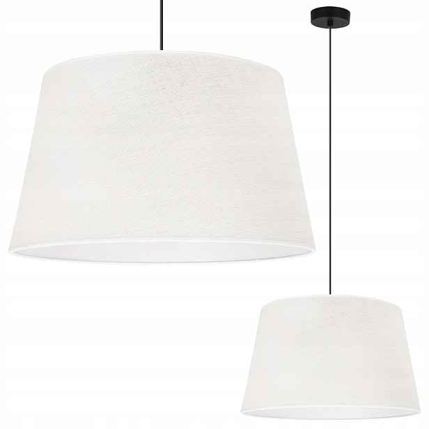 Závěsná Stropní Lampa Lustr Stínidlo Bílá Boho Juta Kužel Do Obývacího Pokoje E27