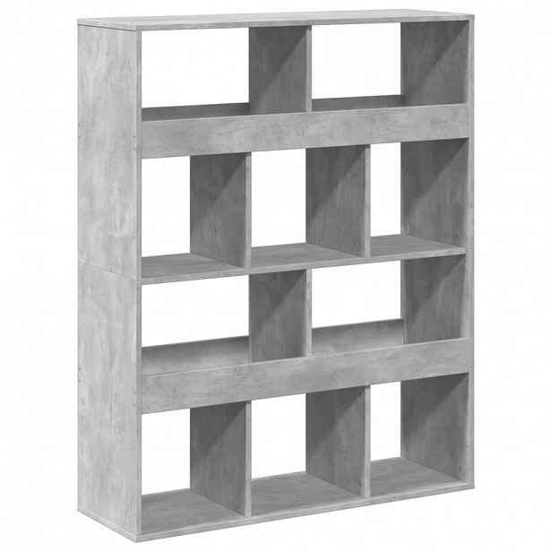 vidaXL Dělicí stěna betonově šedá 100 x 33 x 125,5 cm kompozitní dřevo