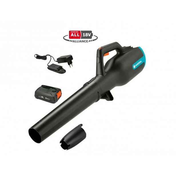 Gardena - 18V AKU fukar na listí PowerJet 18V P4A, 1x aku P4A PBA 2,5 Ah, nabíječka 14890-20