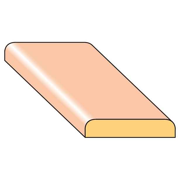 Lišta krycí K3 smrk nastavený 20×4×2000 mm, 25 ks/bal.
