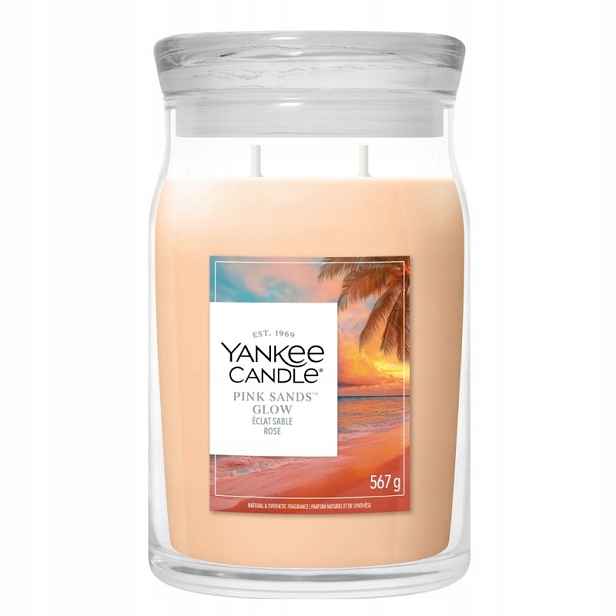 Yankee Candle svíčka Pink Sands Glow 567 g