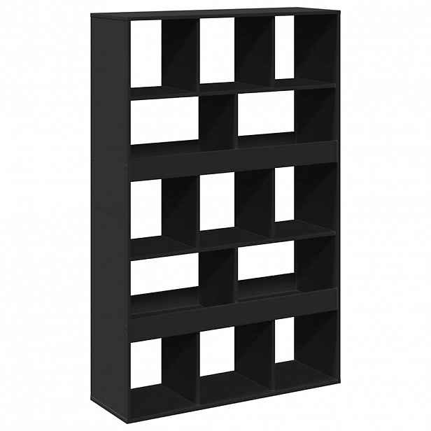 vidaXL Dělicí stěna černá 100 x 33 x 156,5 cm kompozitní dřevo